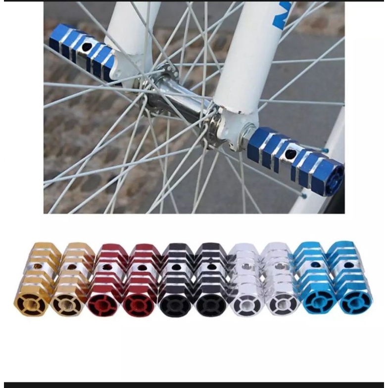 Gác chưng xe đạp kiểu tròn nhiều màu