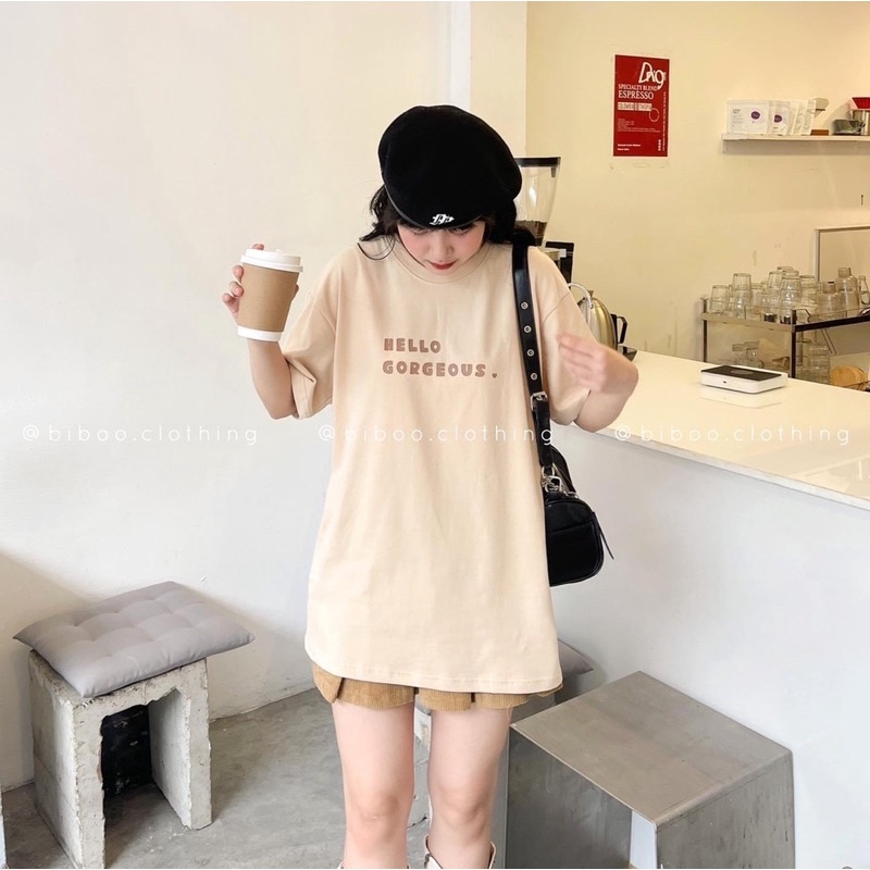 Áo phông 3D trắng hồng be PM11