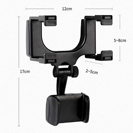 Giá đỡ kẹp điện thoại gắn gương chiếu hậu xe hơi Selfiecom