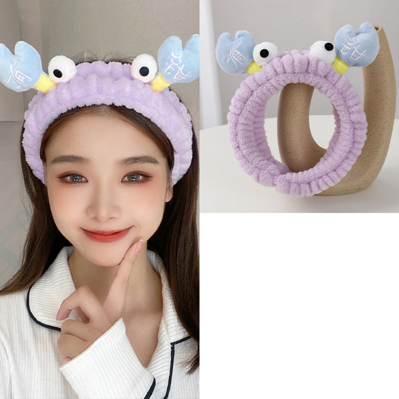 Cài Tóc Hình Con Cua Nhồi Bông Đáng Yêu Dành Cho Bé Gái