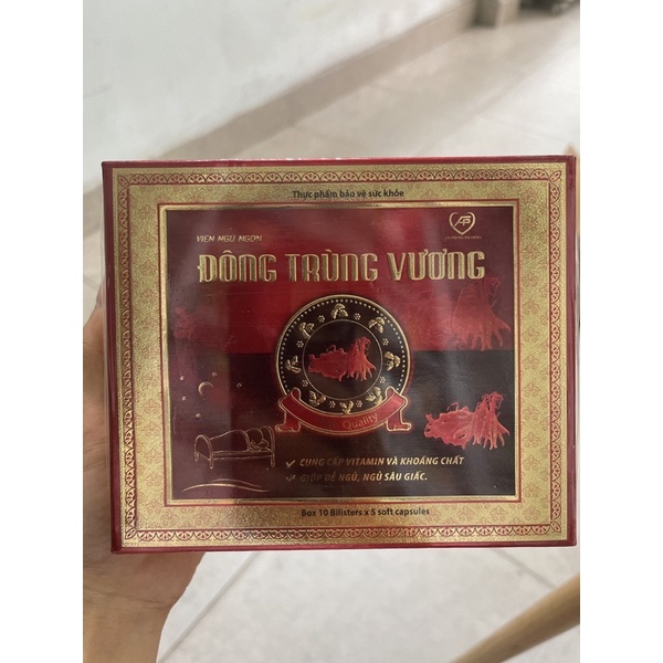 Đông Trùng Vương Giúp ngủ sâu giấc hỗ trợ tăng cường sức khoẻ