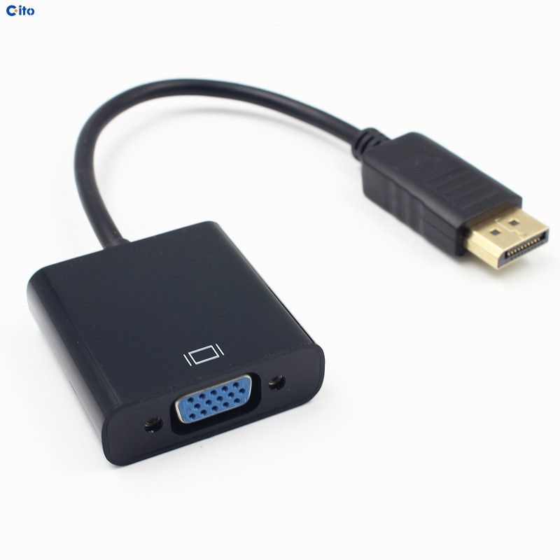 Displayport to VGA lớn DP để VGA Adapter Cáp DLLE DP Adapter Cable