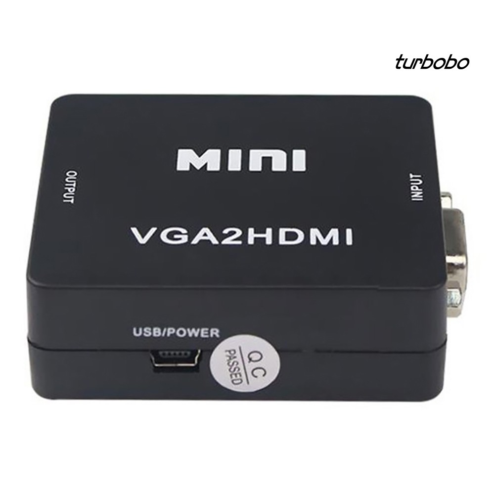 Bộ Chuyển Đổi Spq 1080p Full Hd Vga Sang Hdmi Usb 3.5mm Cho Pc Laptop