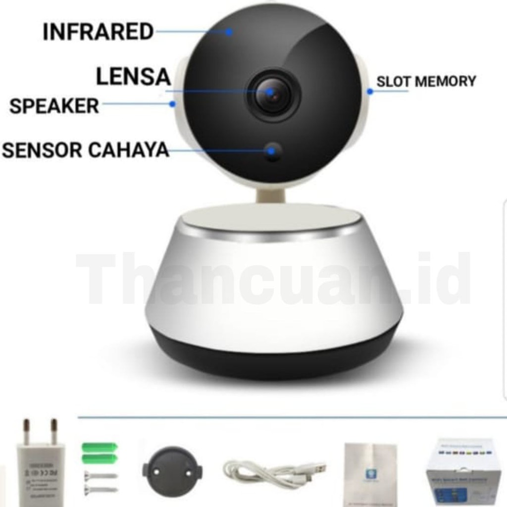 Camera Ip Wifi Cctv V380 Hd960P Q6 Điều Khiển App