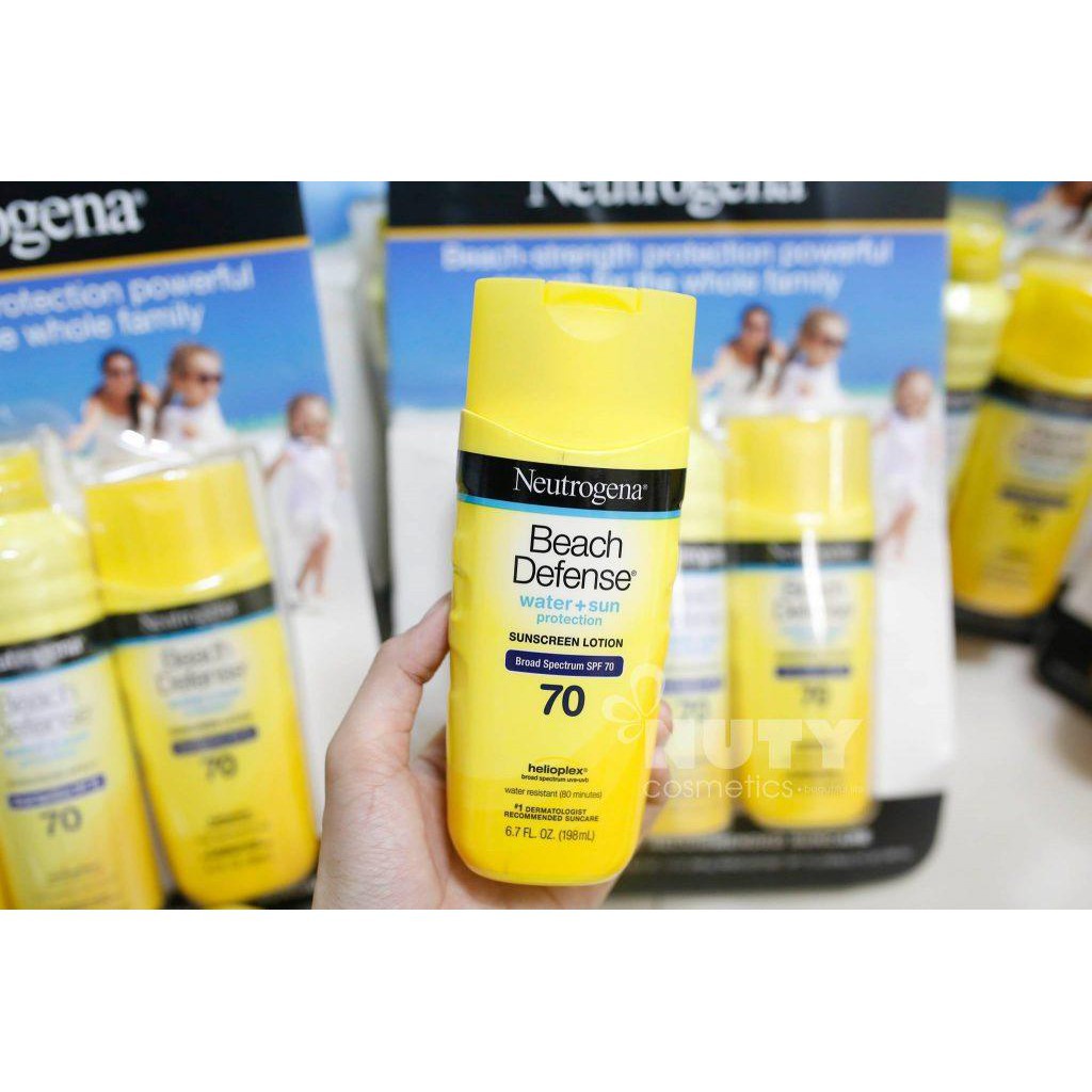 Kem Chống Nắng NEUTROGENA Beach Defense Sunscreen Lotion SPF 70