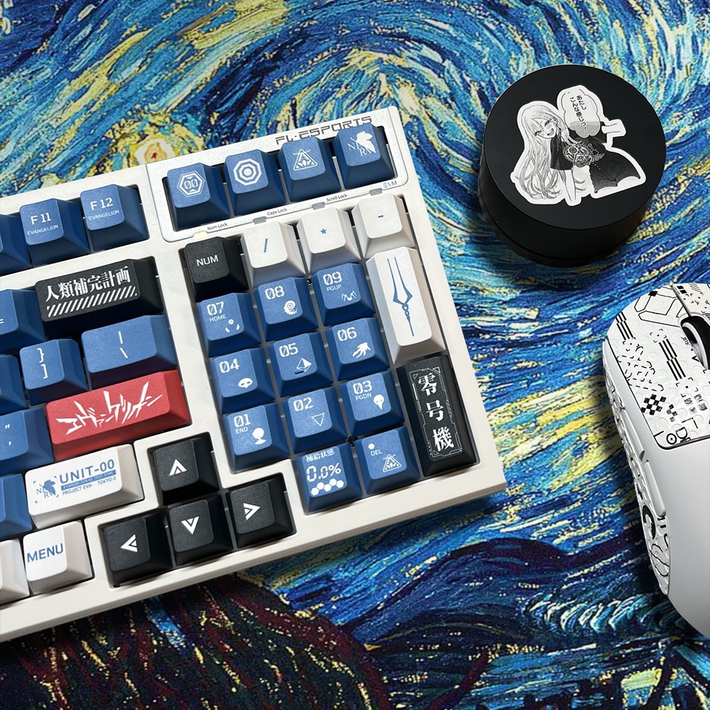 Tấm Lót Chuột Và Bàn Phím Máy Tính 700x300mm Họa Tiết Tranh Van Gogh