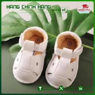 Dép tập đi, Giày tập đi chữ X, đế mềm chống trơn cho bé trai - bé gái từ 0 đến 24 tháng tuổi