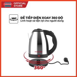 Ấm Siêu Tốc Inox , Bình Đun Nước Siêu Tốc SunHouse