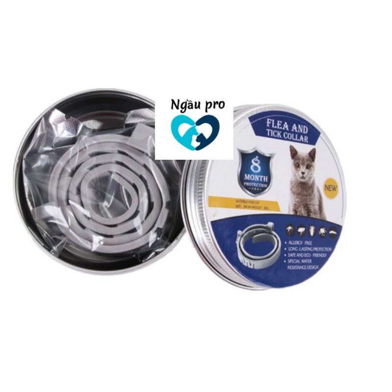 Vòng Cổ phòng trị ve bét chấy rận cho chó mèo - Dây đeo Cổ diệt ký sinh trùng trên lông da chó - Flea And Tick Collar