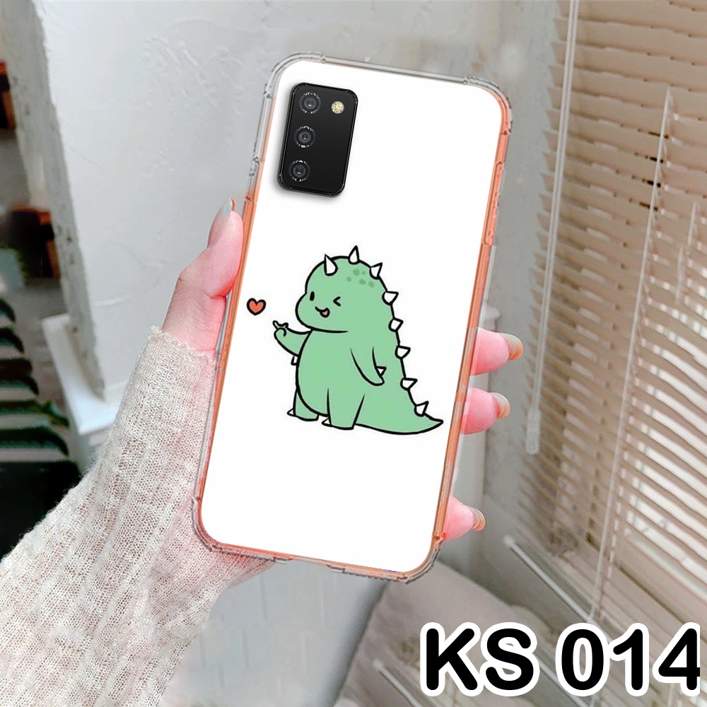 [HOT} Ốp lưng Samsung A03s in hình Khủng long Dino Saur siêu dễ thương, giá tốt