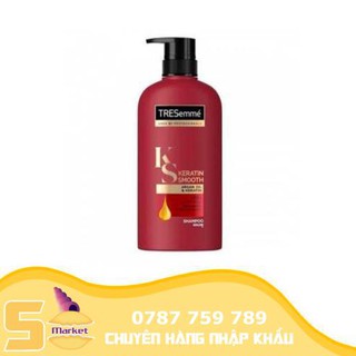 Dầu gội đầu Tresemme KS Keratin Smooth 5 in 1 Thái Lan - ĐỎ