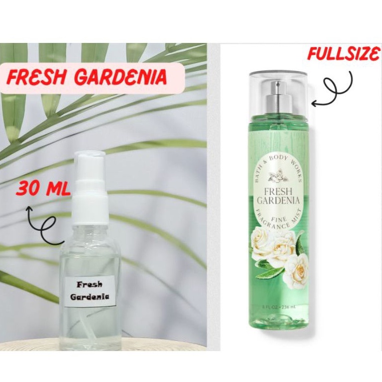 (30ML)XỊT THƠM FRESH GARDENIA BATH AND BODYWORKS