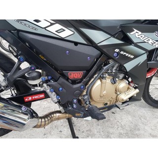 Bộ ốc dàn áo full titan lục bảo proti xe raider