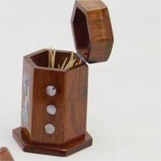 Hộp đựng tăm khảm trai