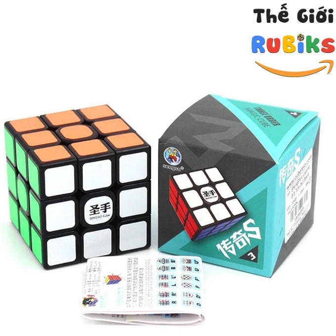 Rubik 3x3 ShengShou Legend S Khối Lập Phương Đồ Chơi Rubic 3 Tầng Viền Đen