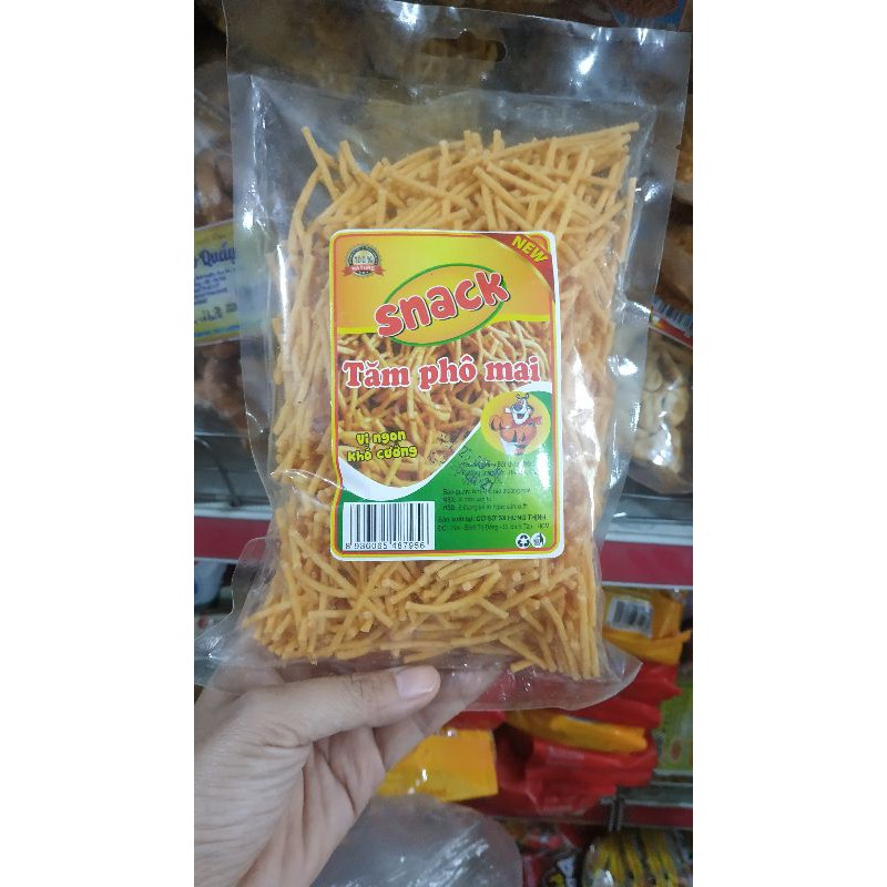 Snack tăm phô mai vị ngon khó cưỡng