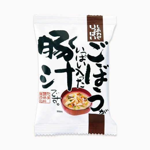 Canh miso ăn liền dạng viên, thực phẩm organic thiên nhiên Nhật Bản - vị củ gobo (ngưu bàng) hầm thịt heo (1 viên)