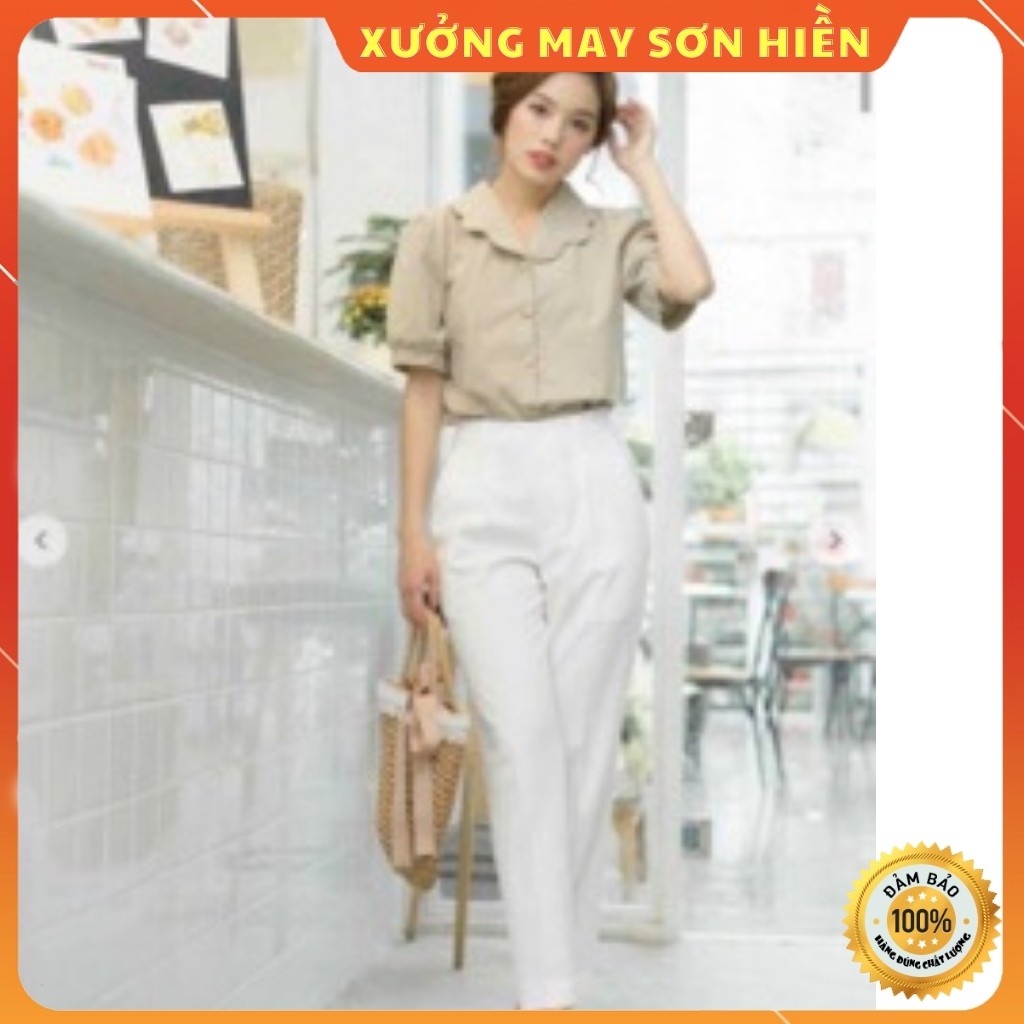 Quần Baggy Công Sở Basic Xưởng May Sơn Hiền MS306