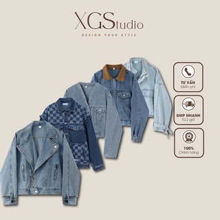 [LOẠI 1] Áo khoác jean Unisex nam nữ form dáng rộng chất đẹp, nhiều mẫu cá tính hàng QCCC - A1 (Ảnh thật video cận chất)