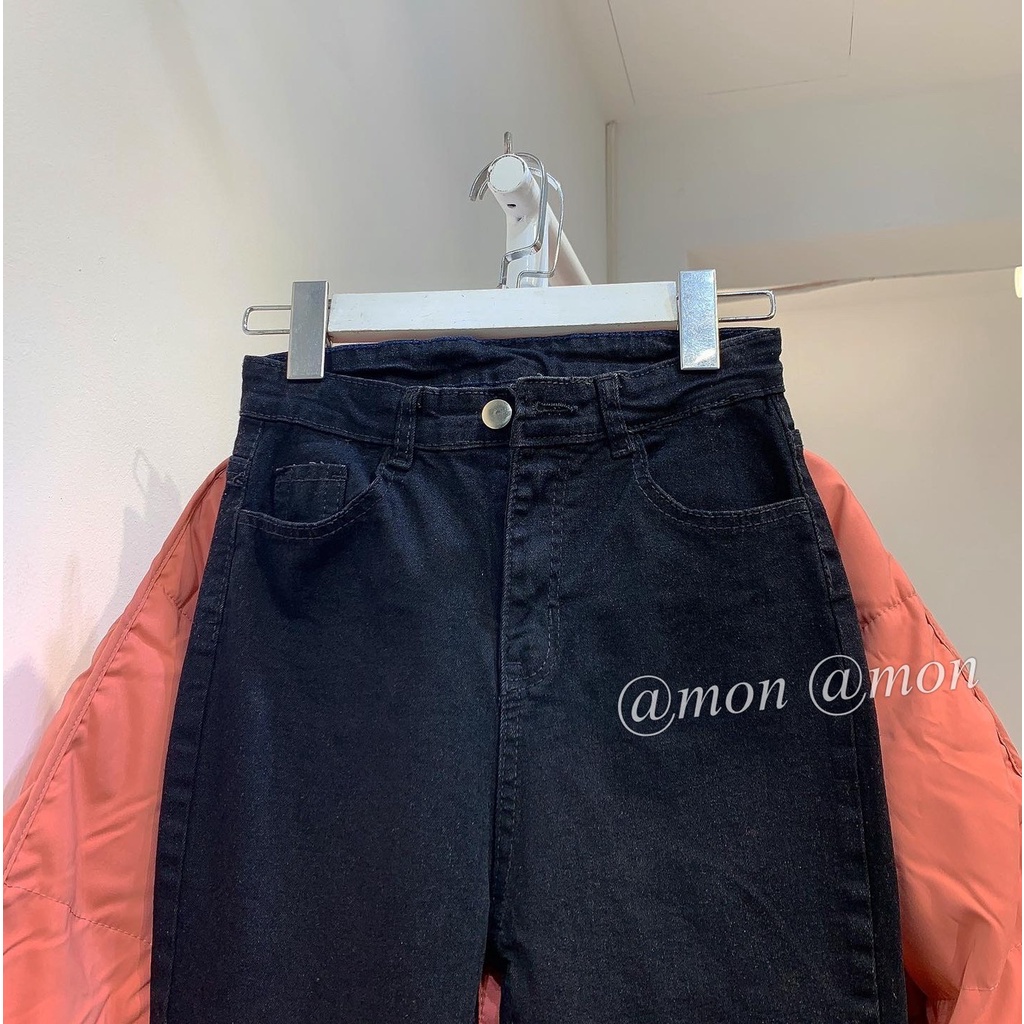 210803 QUẦN JEANS XẺ GIỮA ỐNG