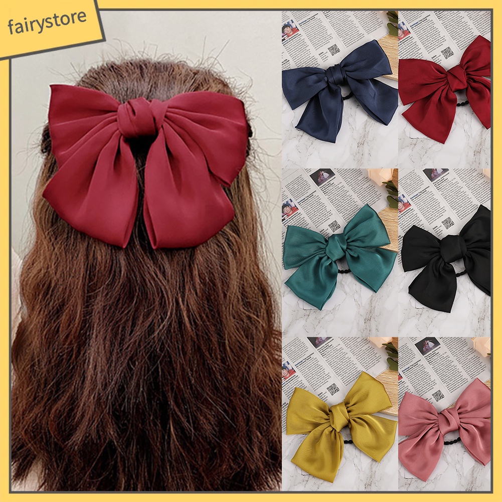Dây buộc tóc thắt nơ thiết kế thời trang cho nữ