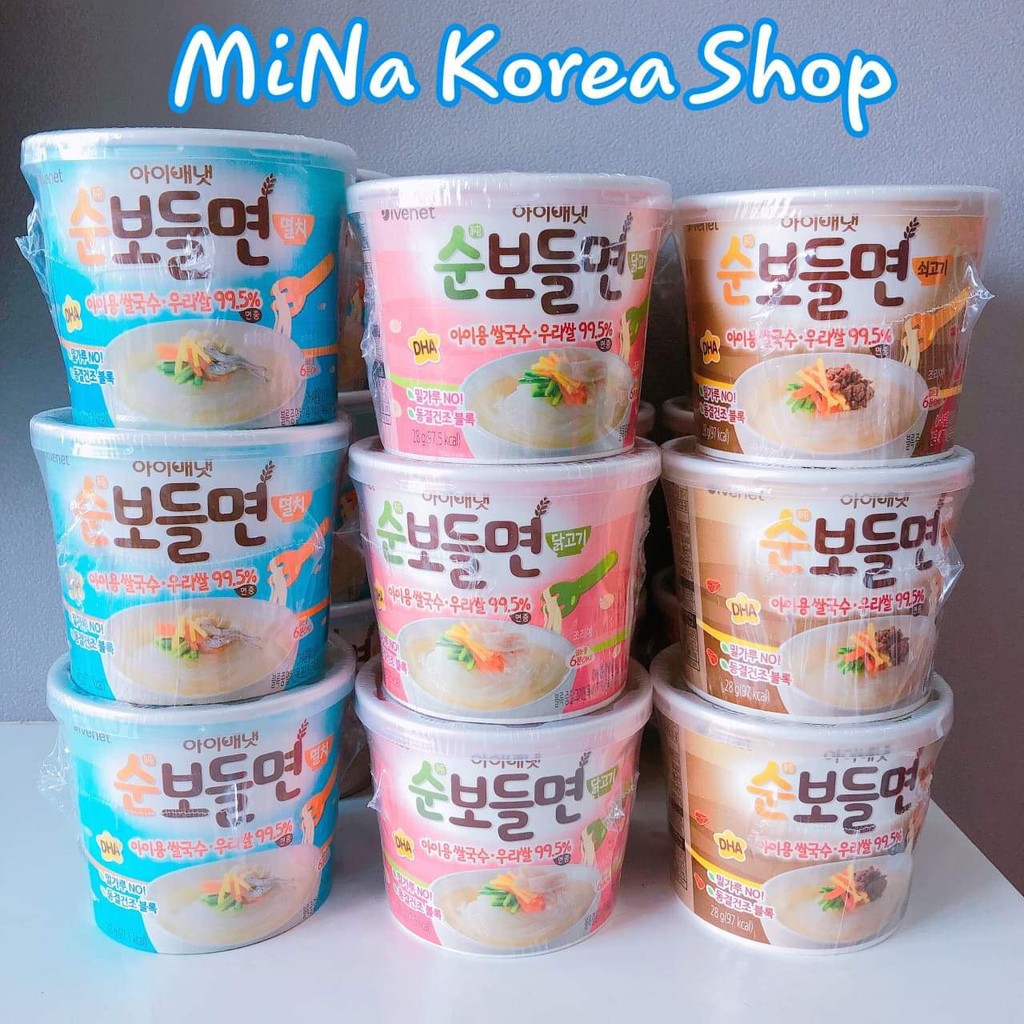 BÚN GẠO ĂN LIỀN IVENET CHO BÉ 9M+