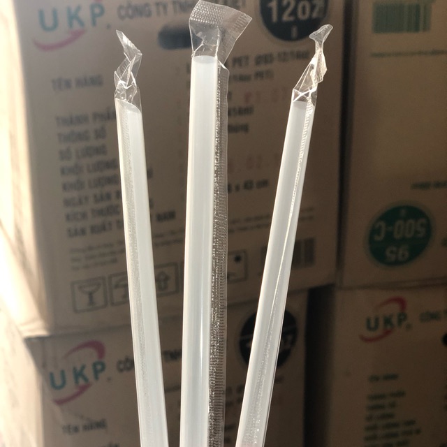 Ống hút bọc từng cái