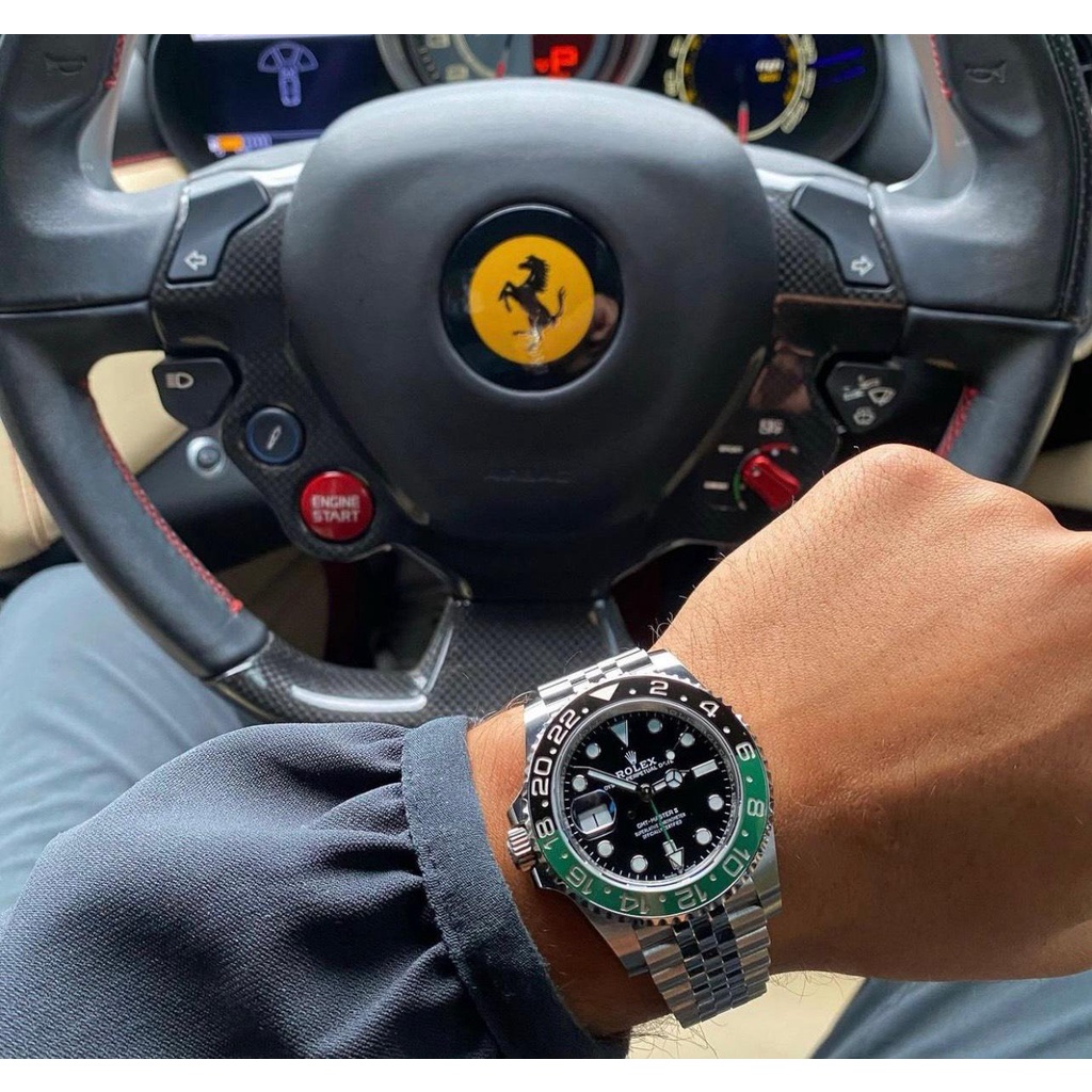 Đồng Hồ Nam Rolex GMT Master II Nhà Máy RL Siêu Cấp Như Au - Máy Automatic Thụy Sĩ - Size 40mm - Bảo Hành 5 Năm