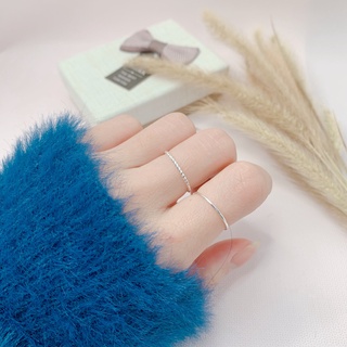 Nhẫn bạc Melusa, nhẫn tròn trơn basic cá tinh, đơn giản NC5