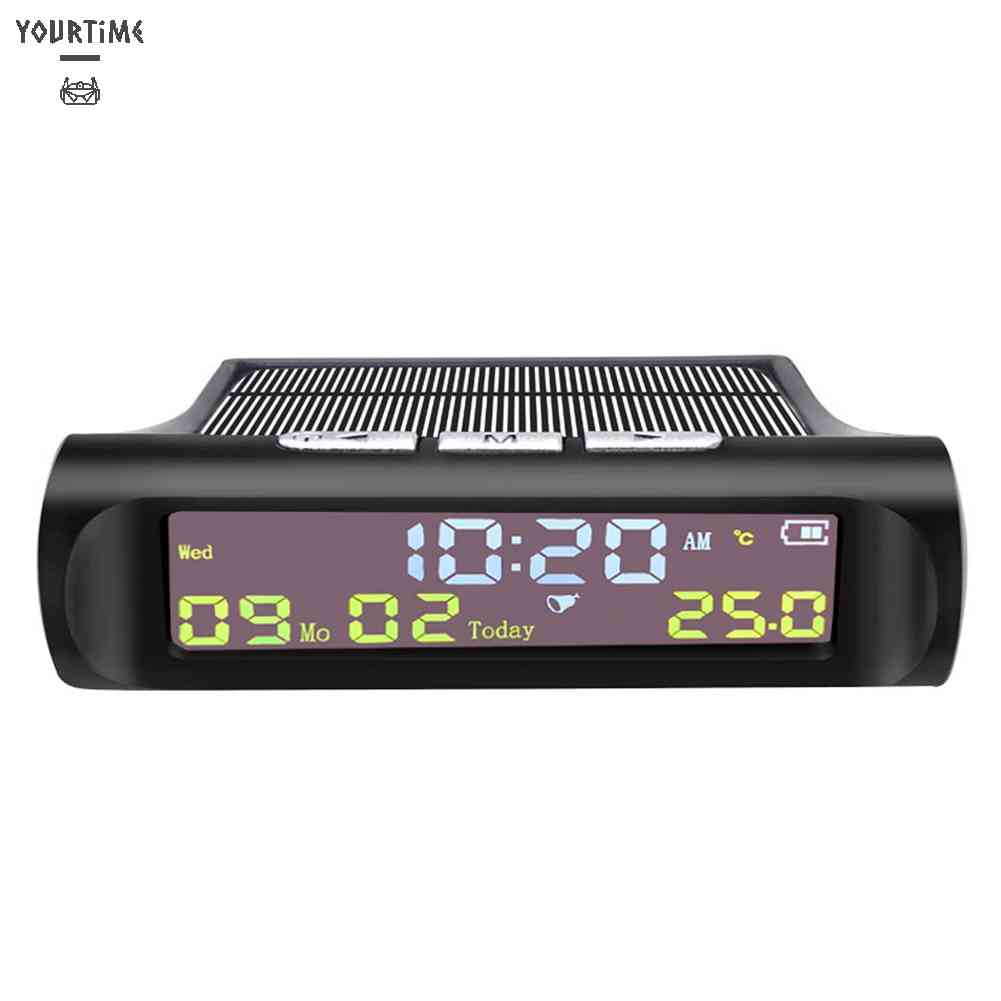 Đồng Hồ Điện Tử Hiển Thị Nhiệt Độ Trên Xe Hơi TPMS