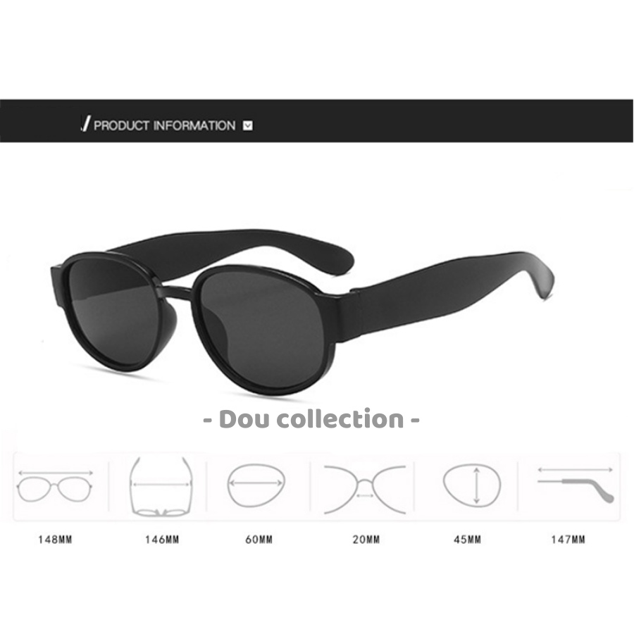 [Nowship2h] Kính Mát (Kính Râm) Cao Cấp Retro Gọng Nhựa Phong Cách Âu Mỹ - Carl Fitow - Mã MK026