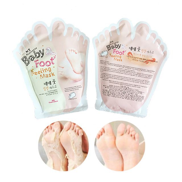 Mặt Nạ Ủ Da Chân MB Guarantee Baby Foot Peeling Mask