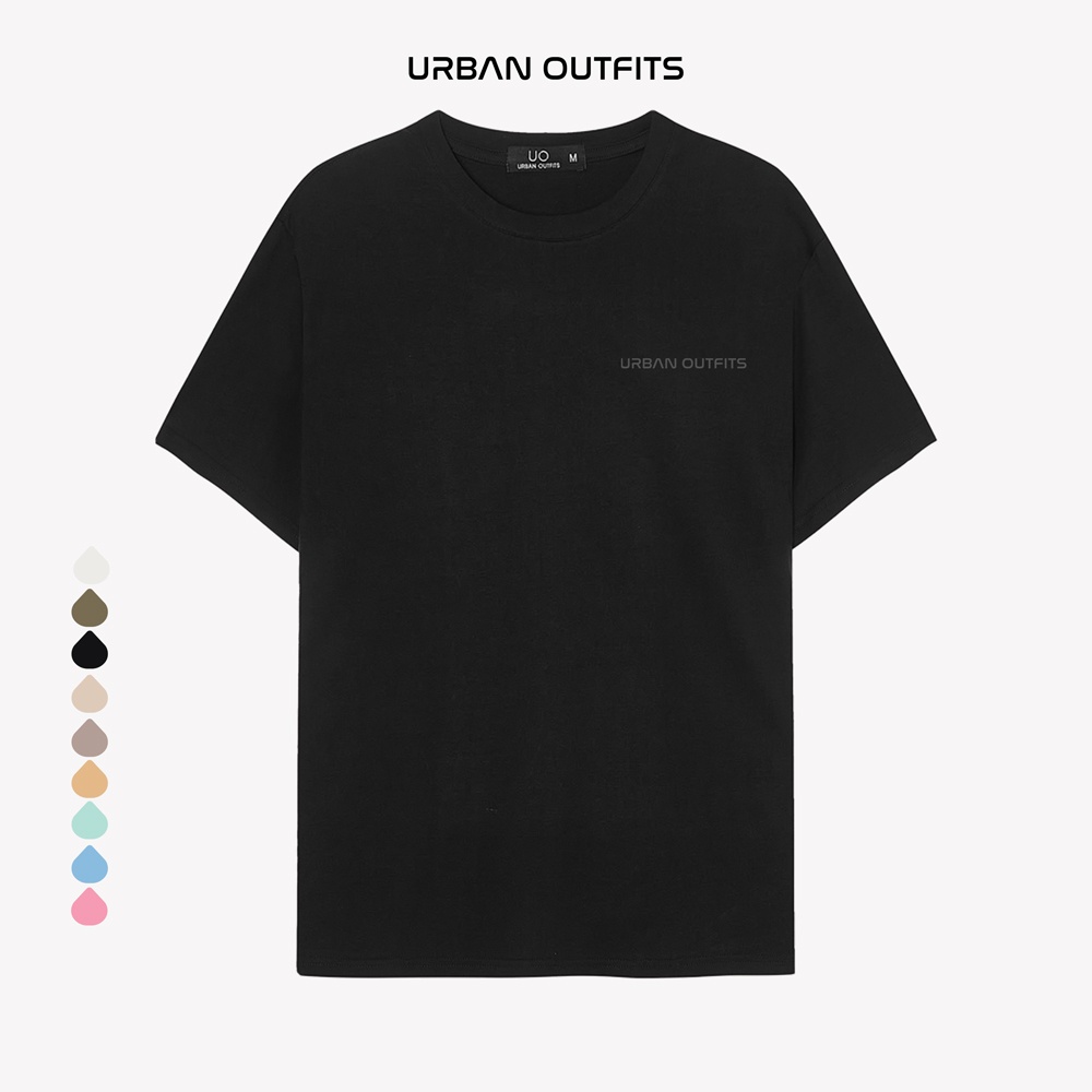 Áo Thun Tay Ngắn Nam Nữ URBAN OUTFITS In Chữ ATR12 unisex form suông Big Size 85kg 100 Cotton Đẹp
