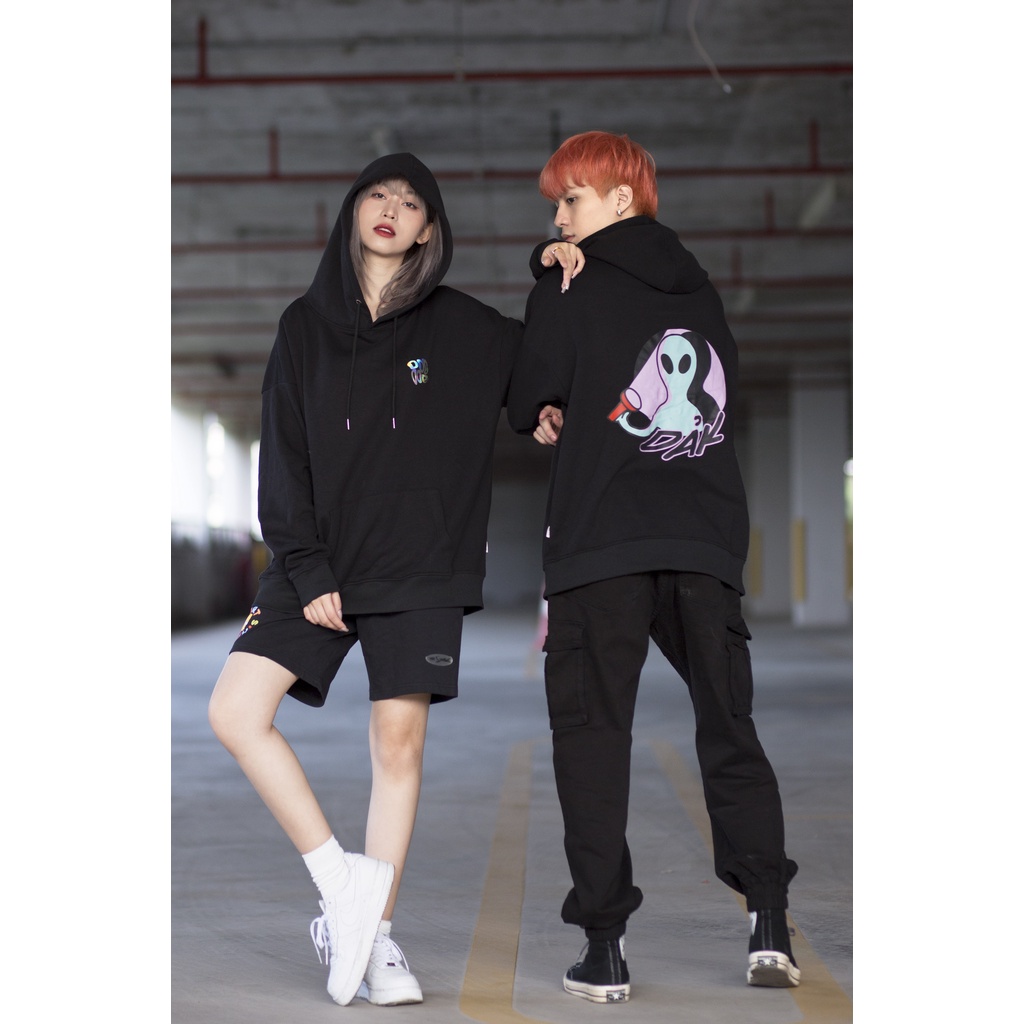 Áo Hoodie BOO Unisex Dáng Rộng In Graphic DAK OOB Phong Cách Gen Z Độc Đáo