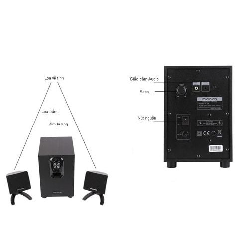 LOA MÁY TÍNH MICROLAB M-108