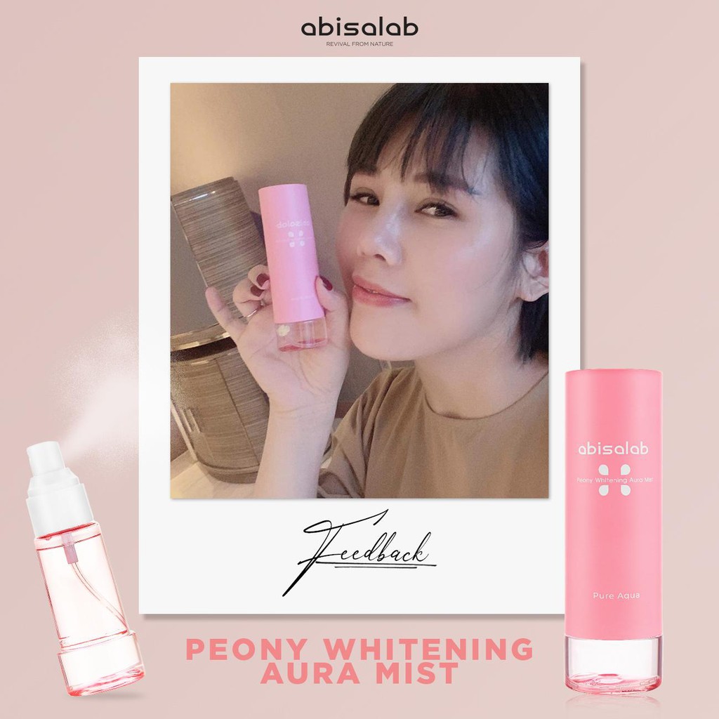 Xịt khoáng tế bào gốc chiết xuất hoa mẫu đơn - Aura Mist Abisalab 100ml | BigBuy360 - bigbuy360.vn