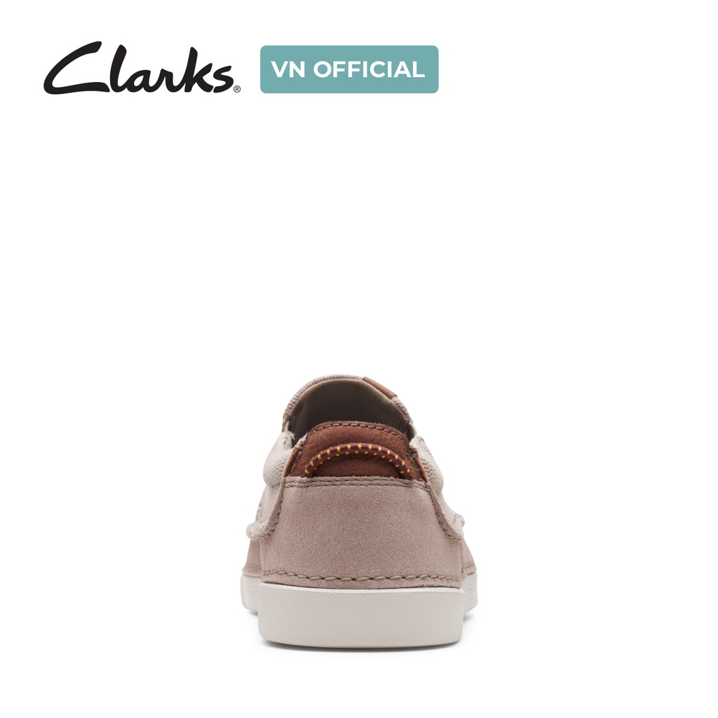 Giày tây lười nam CLARKS Gerald Step màu Stone