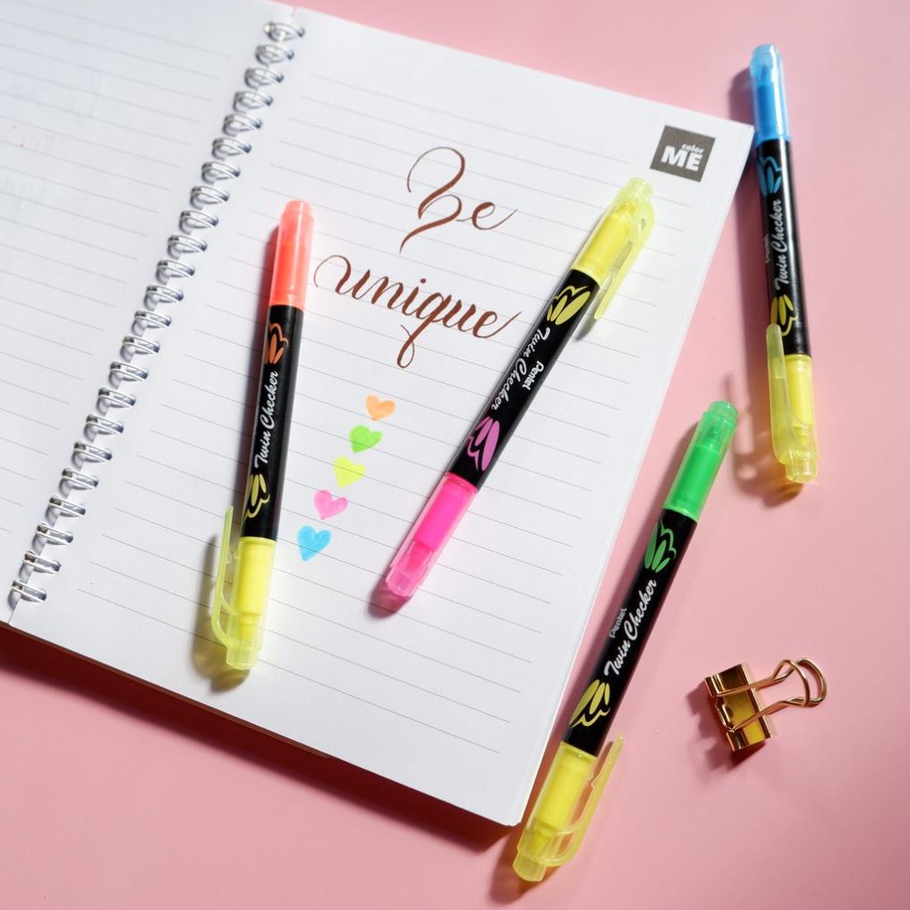 Bút nhớ dòng Pentel Pastel Highlighter Pentel Illumina highlighters 2 đầu