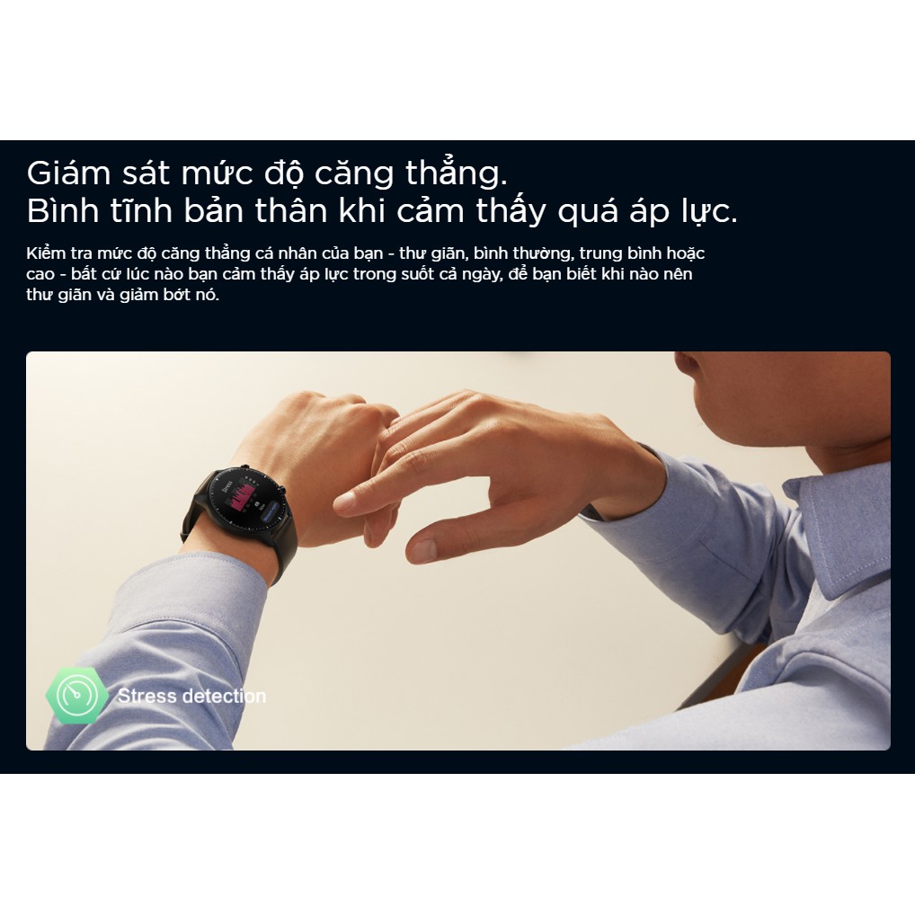 Đồng Hồ Thông Minh Amazfit GTR 2 - Có Tiếng Việt - Đàm Thoại Trực Tiếp - Nghe Nhạc Bluetooth - Bản Quốc Tế