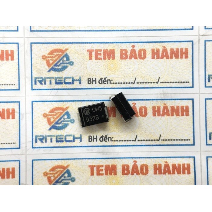 Combo 15 chiếc 1SMB5932B kí hiệu 932B Diode Zenner SMD 20V 3W DO-214AA