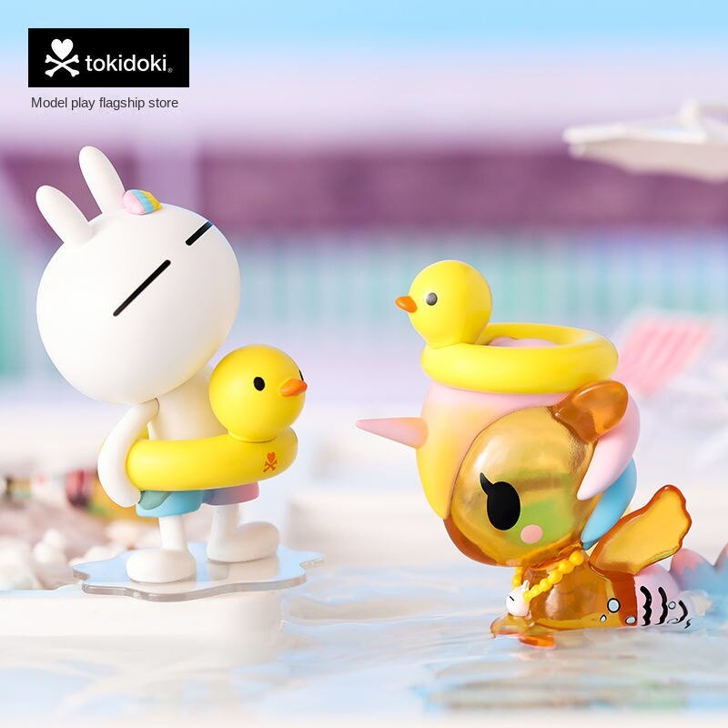 Hộp Đồ Chơi Tokidoki Thỏ Trượt Tuyết Trang Trí Phong Cách Mới