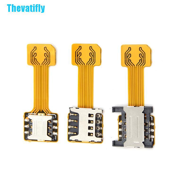 Đầu chuyển đổi thẻ sim Micro Nano kép mở rộng cho Android