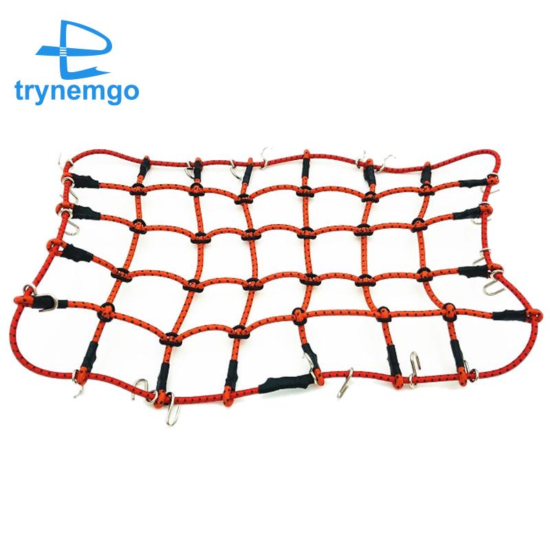 1/10 Scale RC Rock Crawler Accessory Luggage Roof Rack Net,Black
