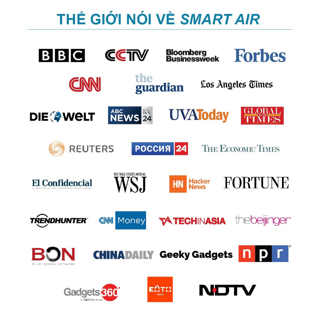 Máy lọc không khí SQAir - Smart Air Hàng chính hãng bảo hành 3 năm