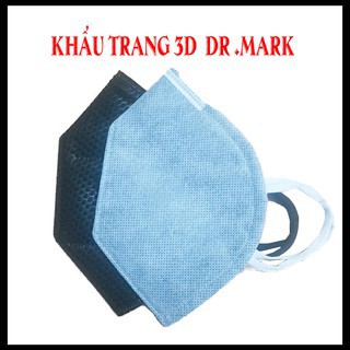 [HÀNG CÓ SẴN] Khẩu trang 3D than hoạt tính 4 lớp Dr.Mask (túi 3 chiếc)