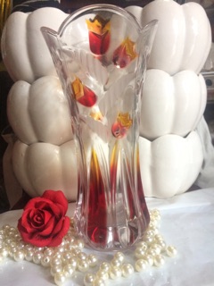 Bình hoa thuỷ tinh 25cm