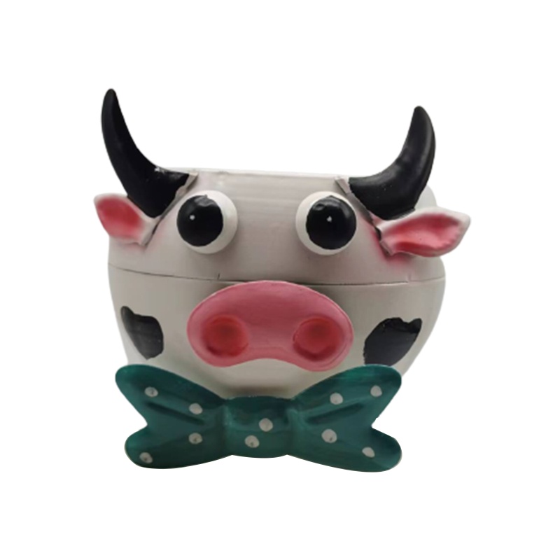 Chậu Hoa Bằng Kim Loại Hình Động Vật Dễ Thương Sáng Tạo