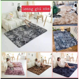 Thảm lông loang trải sàn lông dầy đẹp