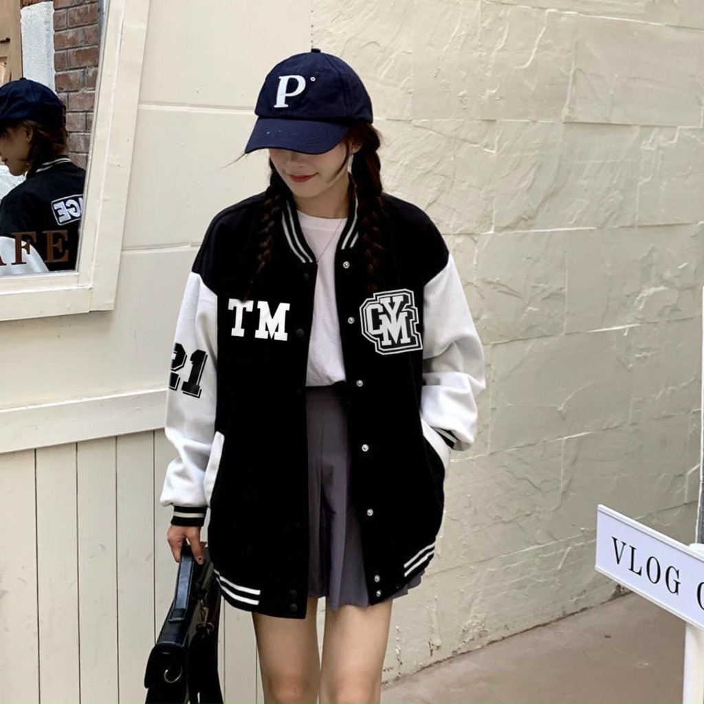 Áo khoác bomber dù TM CYM nam nữ form rộng Unisex 2 lớp Chống Nắng Siêu Hot ulzzang Jacket Bomber Guvia