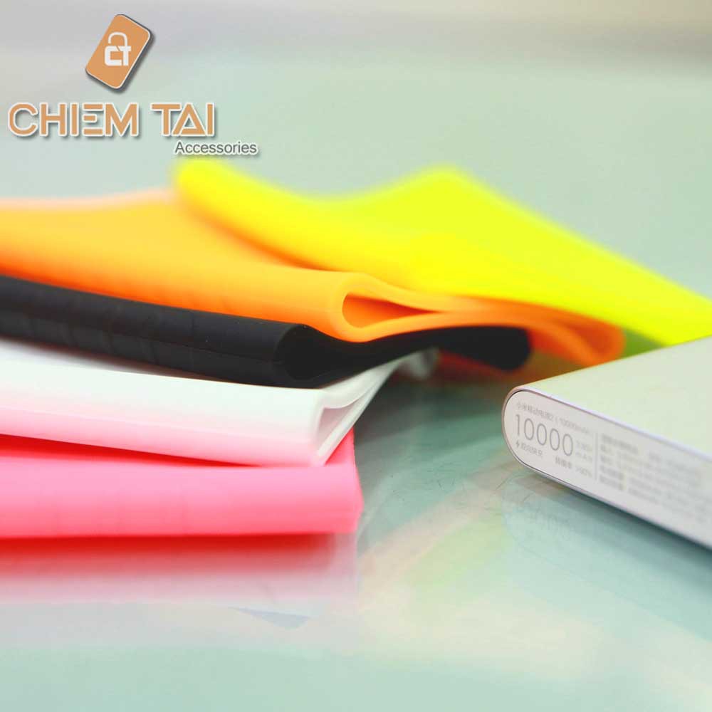 Bao silicone bảo vệ pin dự phòng Xiaomi 10000mAh (gen 2S / gen 3)  - CHUYENSISG